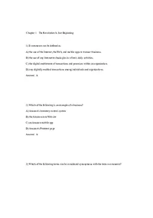 Chapter 1 The Revolution Is Just Beginning Part 1