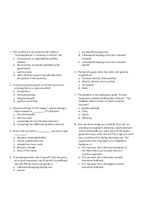 Economics with Agrarian Reform