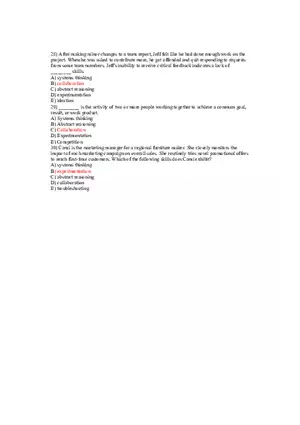 Using MIS Answer Key Part 2