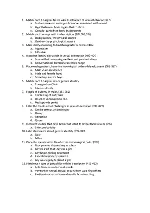Key Concepts and Misconceptions Notes