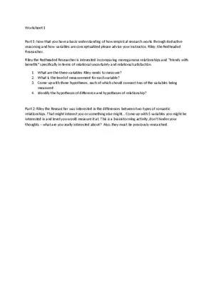 Worksheet 3 - Variables Assignment