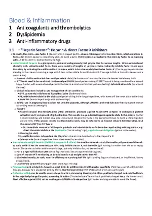 Blood and Inflammation
