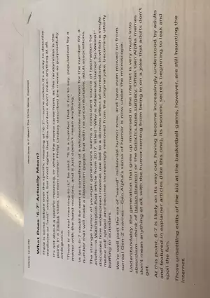 What Does '6-7' Actually Mean?