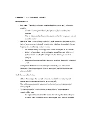 International Business Chapter 6 Notes Part 1