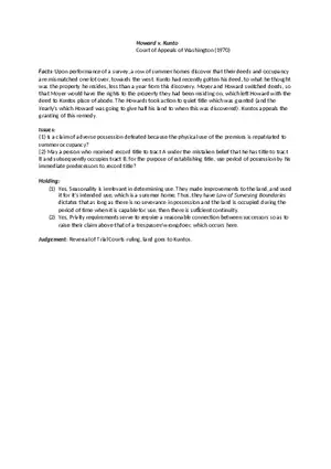 Howard v. Kuntos Brief