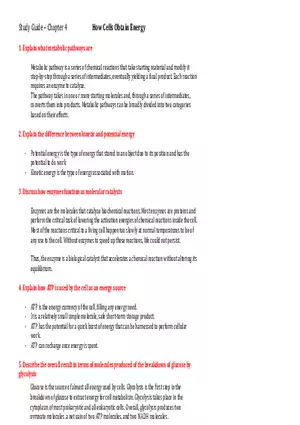 Chapter 4 Study Guide Intro to Biology