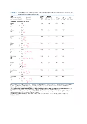 Standard Amino Acids of Proteins