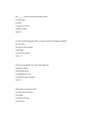 Chapter 2 E-commerce Business Models and Concepts (Answer Key) 3