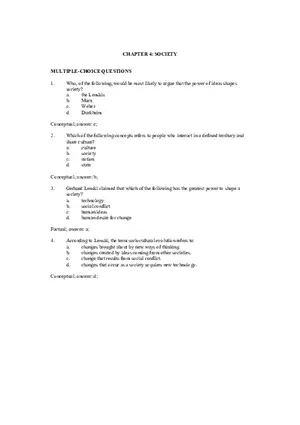 Chapter 4 - Society Answer Key 1