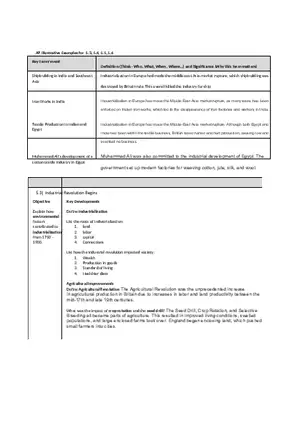 Reading Guide (Think - Who, What, When, Where…)