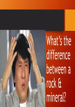 Rock and Mineral Cheat Sheet