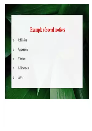 Understanding Motivation Lecture Part 2