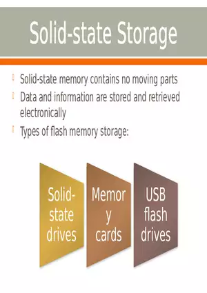 Importance of Secondary Storage in Computing Part 2