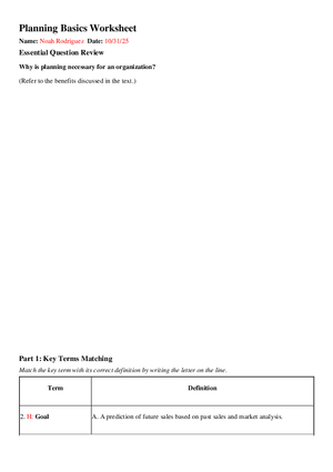 3.1 Planning Worksheet