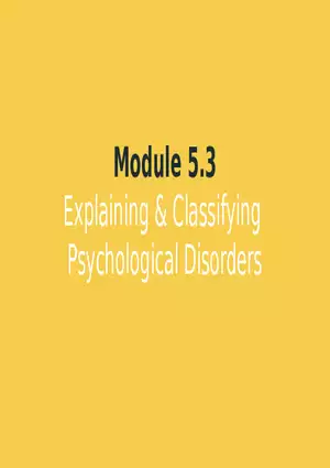 Mental and Physical Health Chapter 5 Part 3