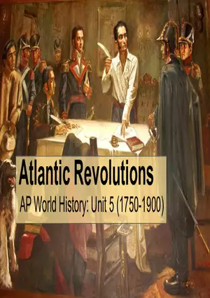 Atlantic Revolutions