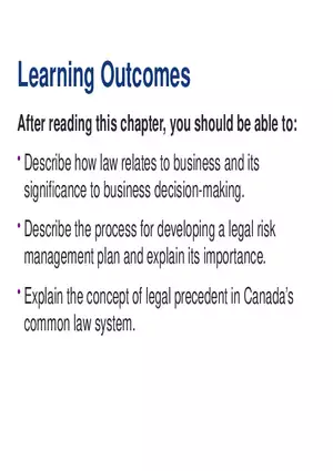 Canadian Business Law