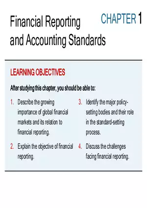 Financial Reporting Review Chapter 1