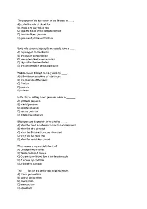 Cardiovascular System - Structure, Function, and Disorders