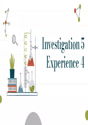 Investigation 5 Experience 4