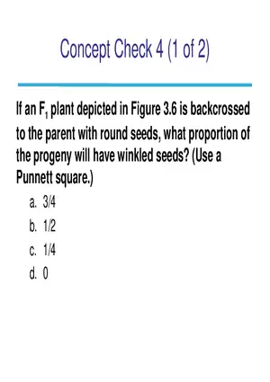 Chapter 3 Basic Principles of Heredity Part 3