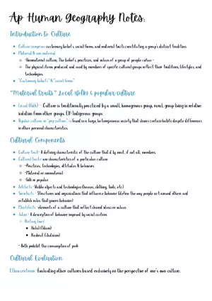 Understanding Material and Nonmaterial Culture in Social Traditions