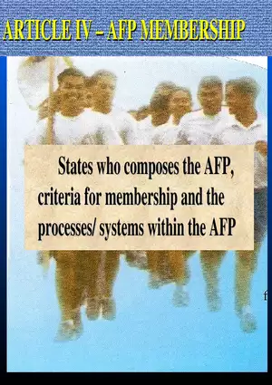 AFP Code of Ethics Lecture 3