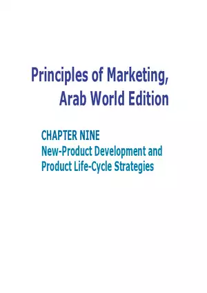 Principles of Marketing, Arab World Edition