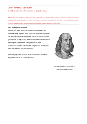 Drafting a Constitution