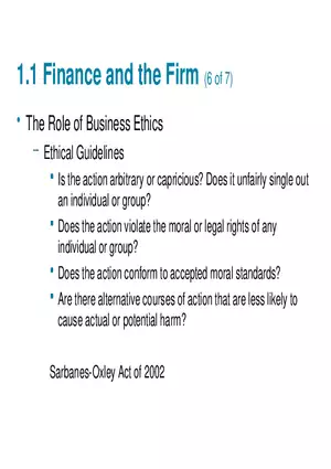 The Role of Managerial Lecture Note 3