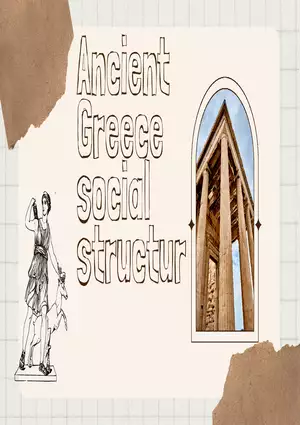 Ancient Greece Social Structure