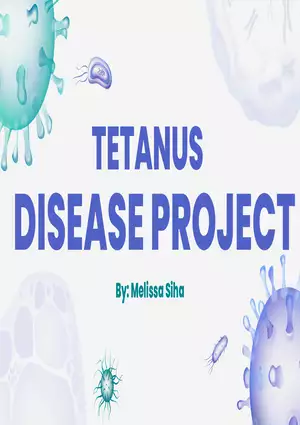 Tetanus Disease - Project Presentation
