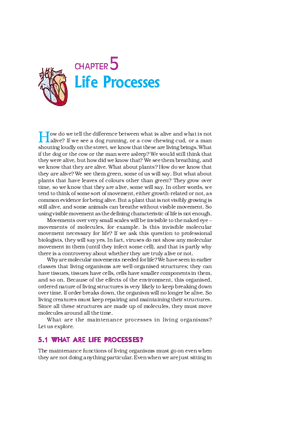 Signs and Characteristics of Living Organisms