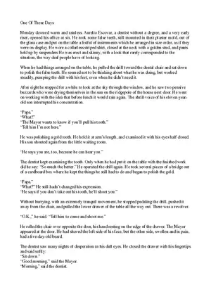 Power, Duty, and Moral Ambiguity in One of These Days