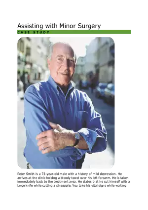 Assisting with Minor Surgery