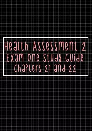 Exam 1 Study Guide HA 2