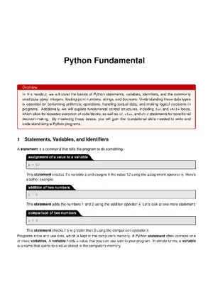 Pyton Fundamental