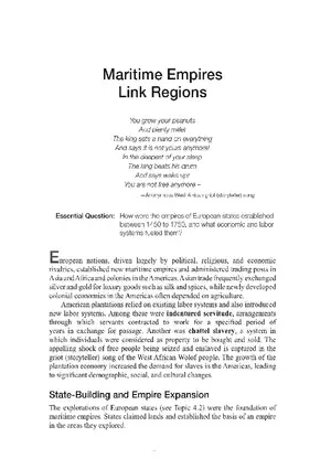 Maritime Empires Link Regions