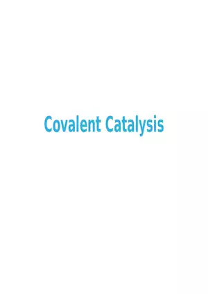 Principles of Biochemistry - Enzymes Lecture 3