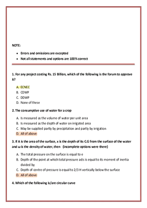 Project Approval and Hydrology Concepts