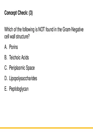 A Survey of Prokaryotic Cells and Microorganisms Lecture 5