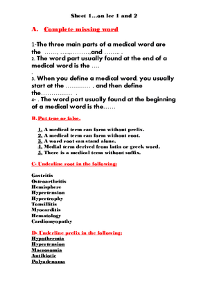 Medical Terminology Basics Structure and Definitions