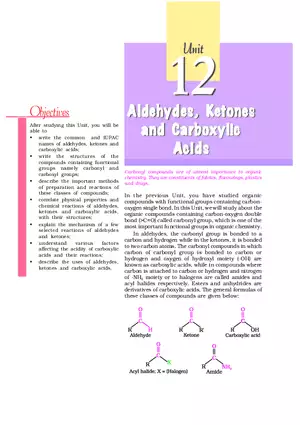 Aldehydes and Ketones