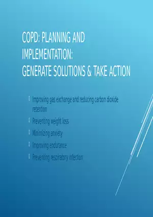Chronic Obstructive Pulmonary Disease (COPD) Part 3