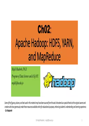 Apache Hadoop - HDFS, YARN, and MapReduce