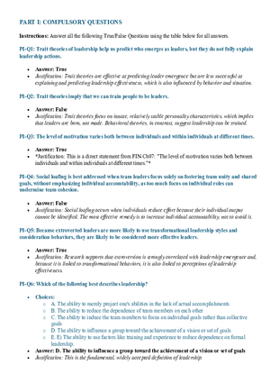 Question and Answers Ethical Learning