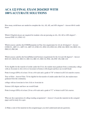 Aca 122 Final Exam 2024/2025