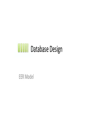 Database Design Lecture