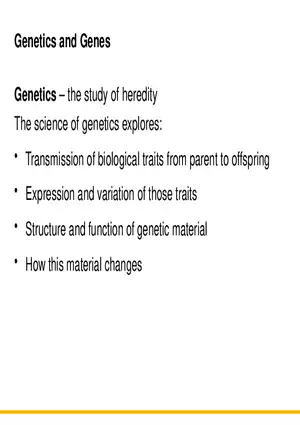 An Introduction to Microbial Genetics Lecture Part 1