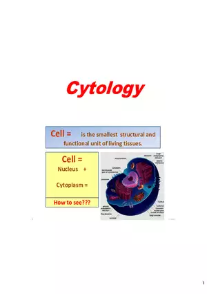 Cytology 4 Pages
